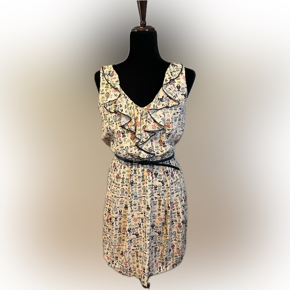 Teeze Me Fashionista Ruffle Mini Dress size 5